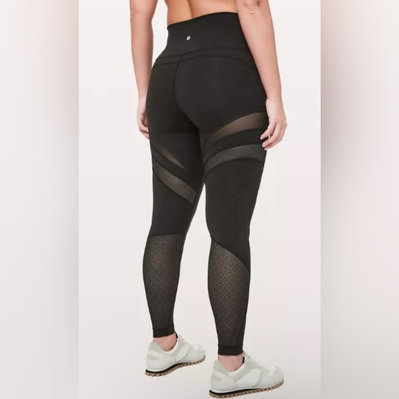Lululemon Seek the Heat With Mesh Cutouts Leggings - Picture 1 of 5